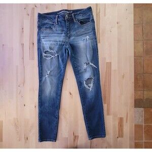 American Eagle Outfitters Women's Mid Rise Super Stretch Jeggings Size 10 Short